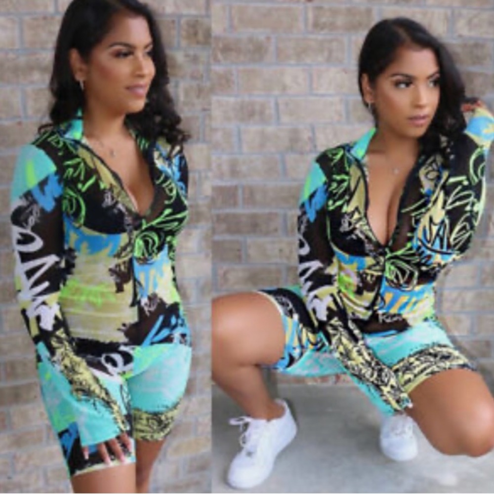 Sheer Romper